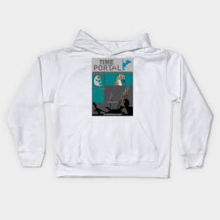 Time Portal Page 1 W Text Kids Hoodie